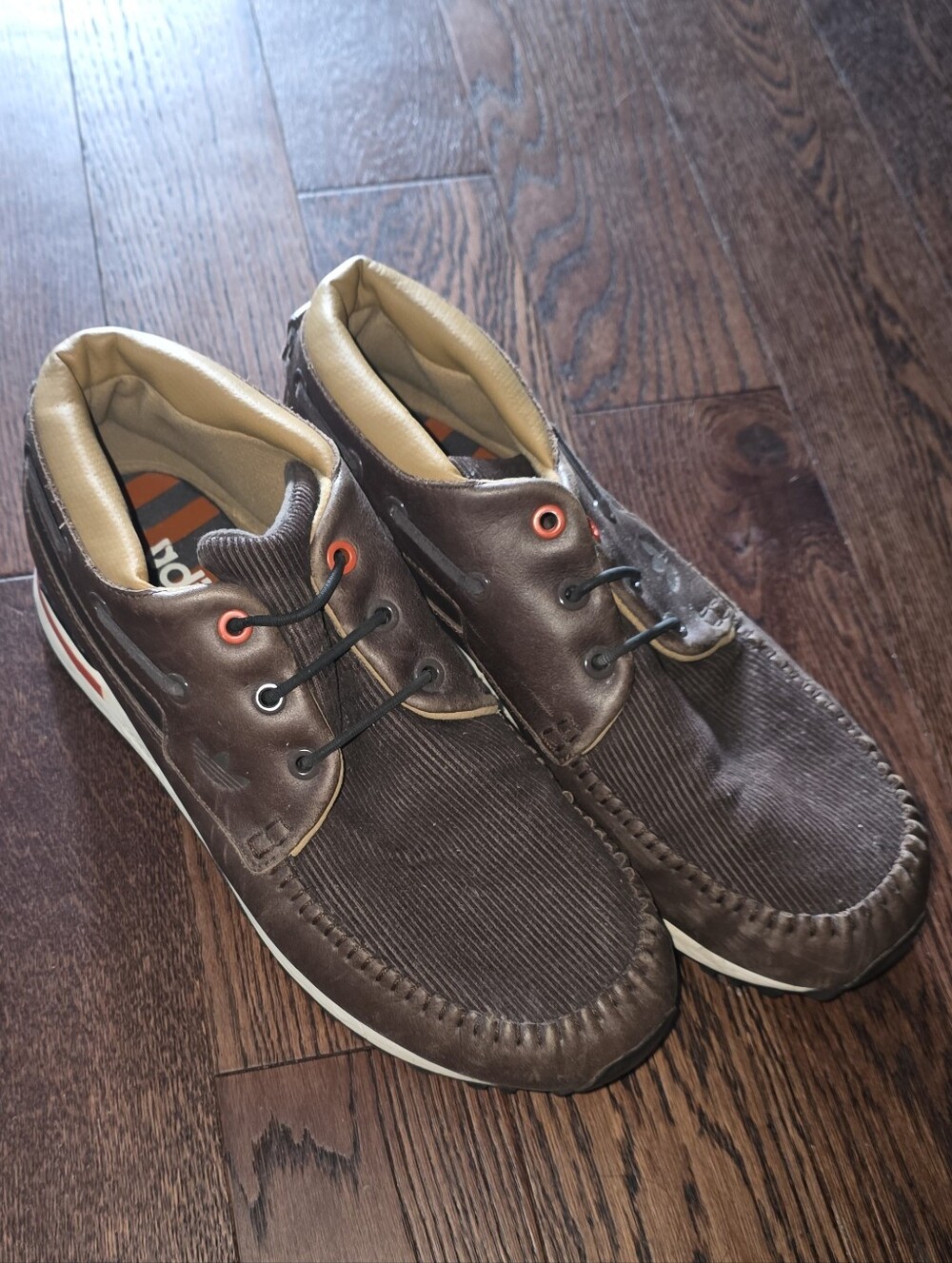 Adidas Men's Brown Casual Boat Shoes